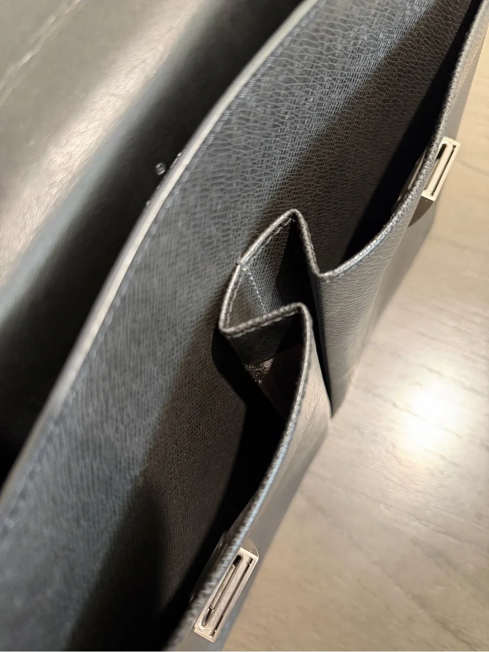 Louis Vuitton Vintage Black Taiga Leather Briefcase